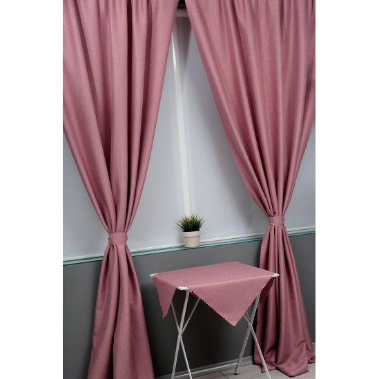 Rideau Mona Rose Cendrée