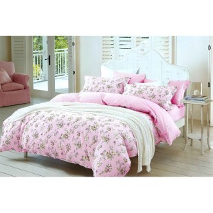 Linge de lit en satin de coton, 100% coton – Kela rose