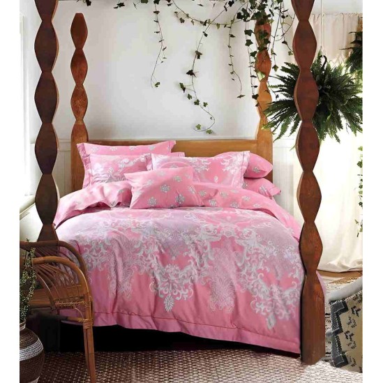 Linge de lit en satin de coton, 100% coton – Atib rose