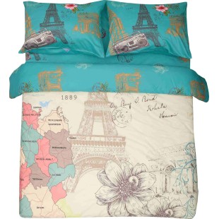 Linge de lit en satin de coton 240x260 – Maps