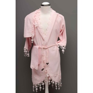 Ensemble luxueux de peignoir court et serviettes de bain ZARA