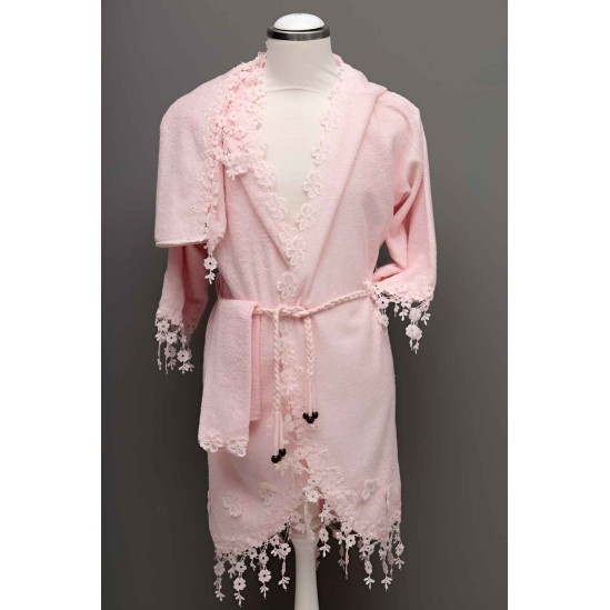 Ensemble luxueux de peignoir court et serviettes de bain ZARA